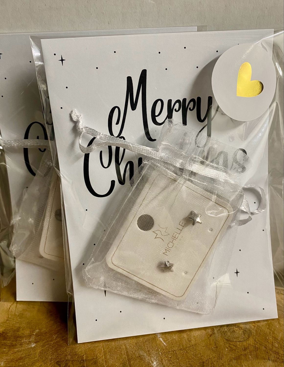 Cadeausetje Merry Christmas Oorbellen Ster Studs JE16172 - SILVER Stainless Steel Cadeausetje Merry Christmas Oorbellen Ster Studs JE16172 - SILVER Stainless Steel