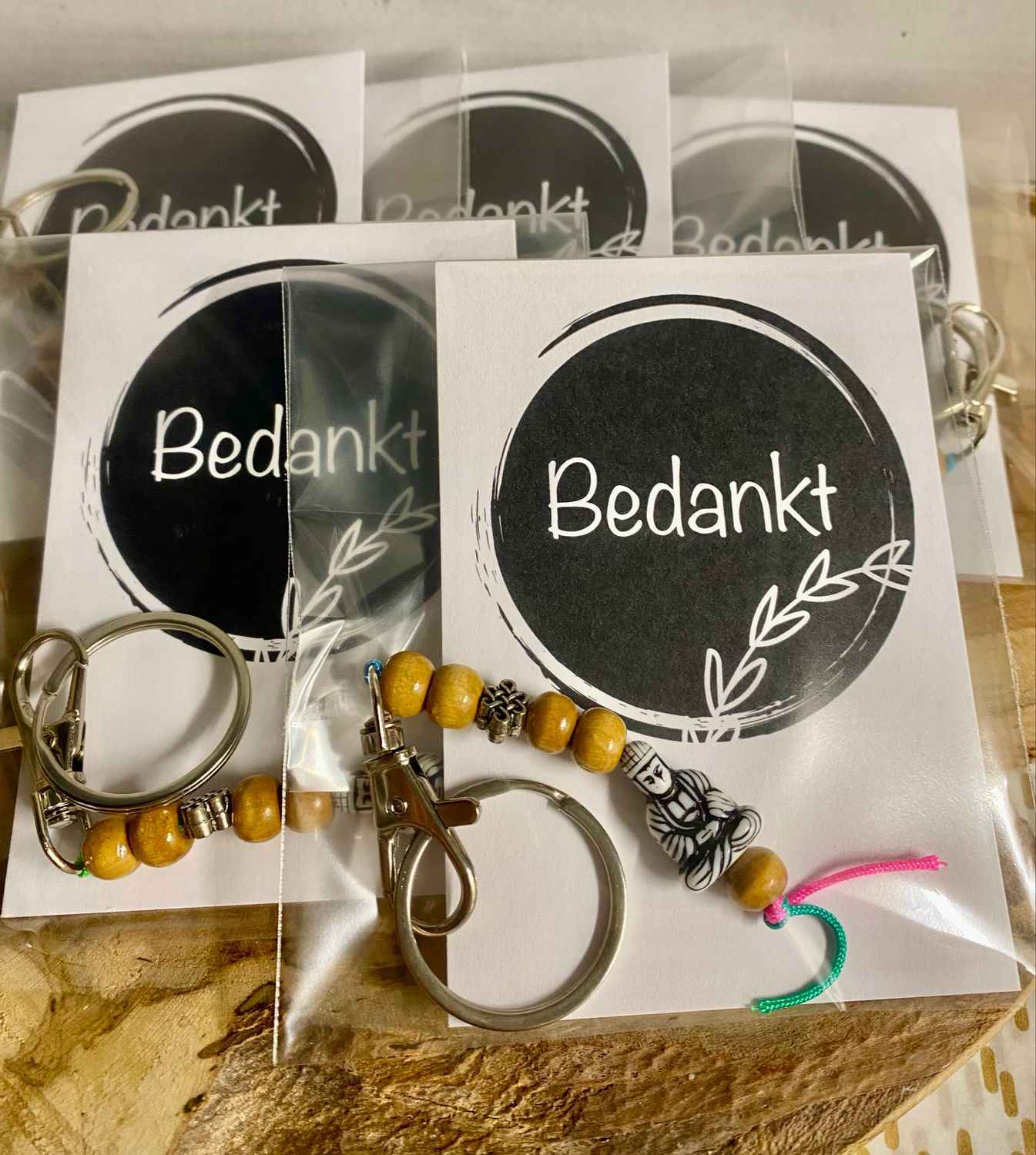 Bedankje Sleutelhanger Boeddha