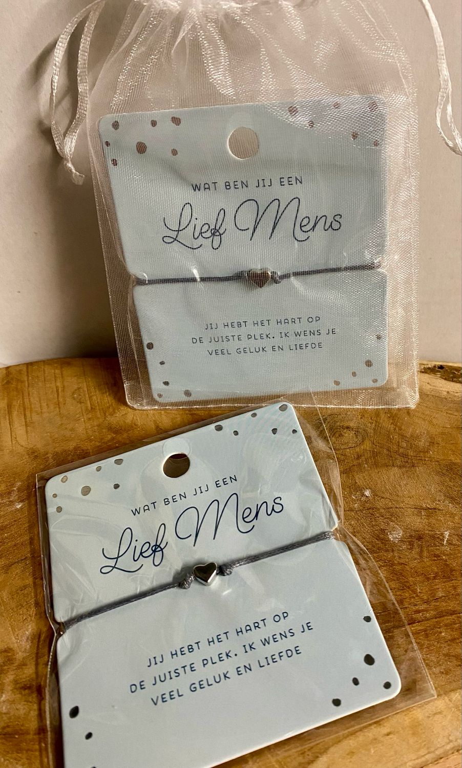 Miko Hart Armband - Lief Mens Miko Hart Armband - Lief Mens