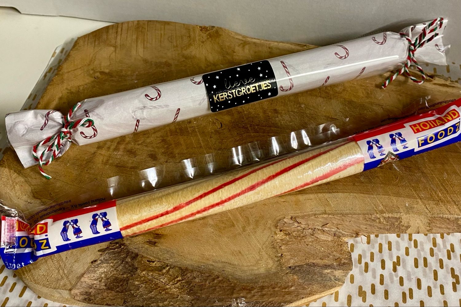 Kerst Kaneelstok Rode Streep Vegan Vegetarisch Kerst Kaneelstok Rode Streep Vegan Vegetarisch