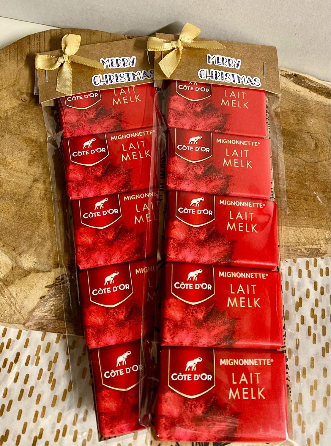 Merry Christmas Côte Do’r Mignonnette chocolaatjes melk Vega Merry Christmas Côte Do’r Mignonnette chocolaatjes melk Vega