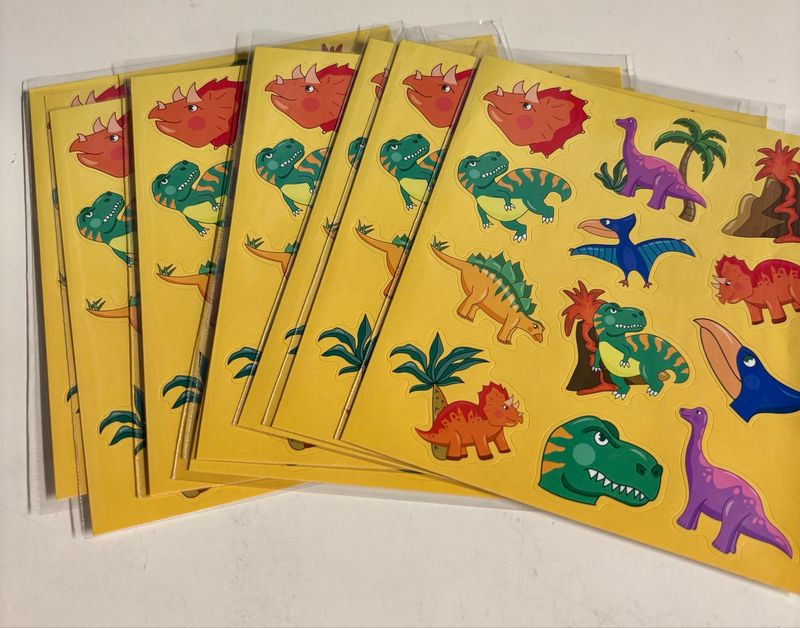 FUN STICKERS – MODEL: DINOSAURUS 10 stks