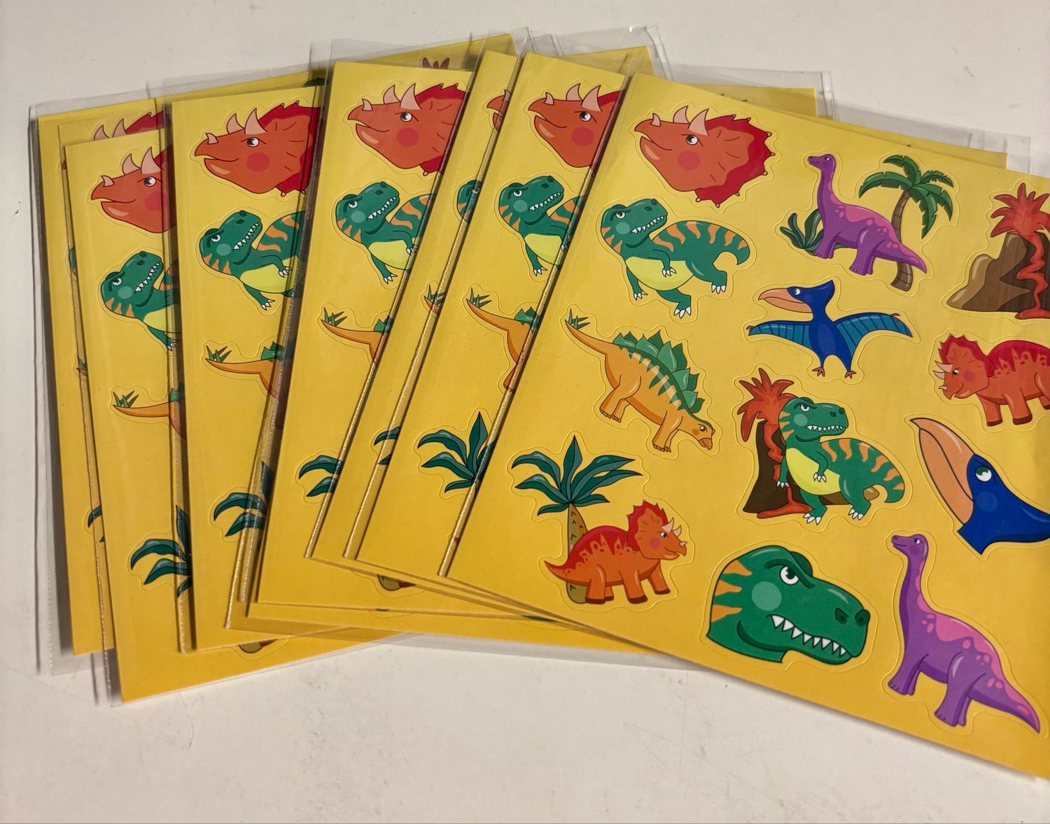 FUN STICKERS – MODEL: DINOSAURUS 10 stks