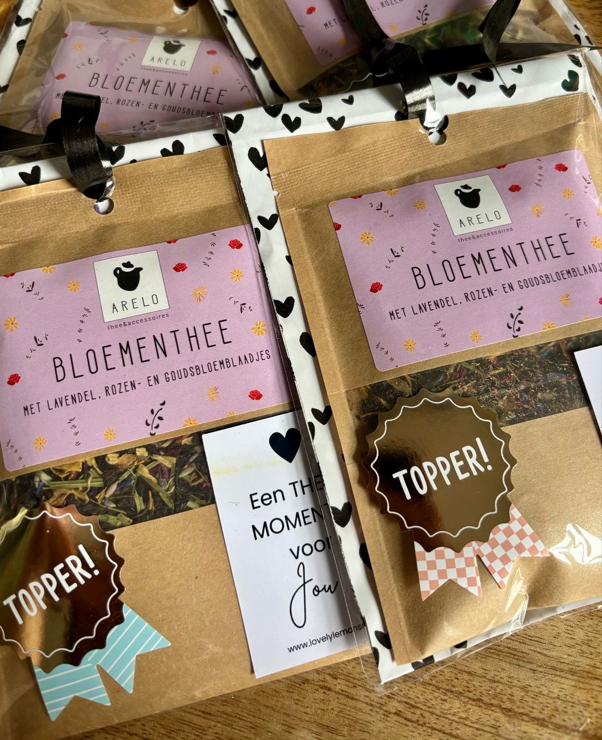 Avondvierdaagse - ARELO Bloementhee zakje - 25 gram