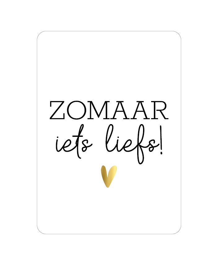 KP® Wenskaarten - Zomaar iets liefs + hart