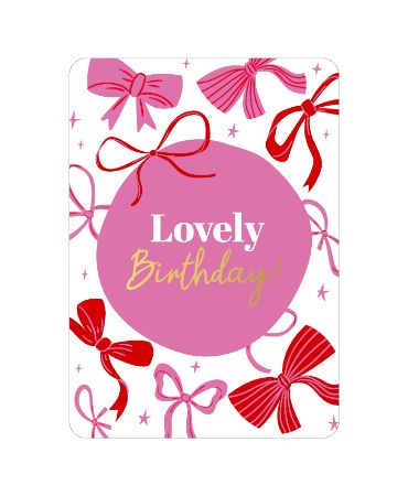KP® Wenskaarten A6 - Lovely birthday - 10 stuks