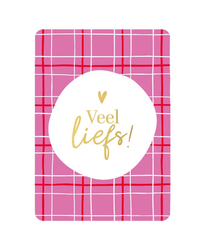 KP® Wenskaarten A6 - Veel liefs - 10 stuks KP® Wenskaarten A6 - Veel liefs - 10 stuks