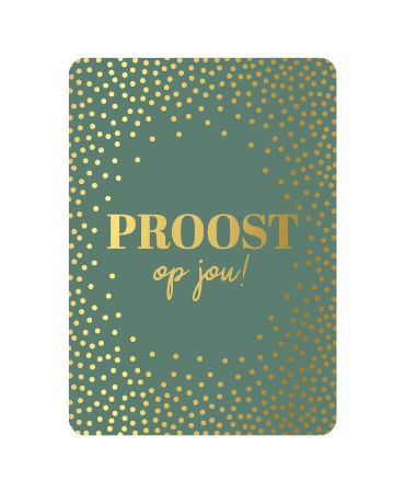 KP® Wenskaarten A6 - Proost op jou