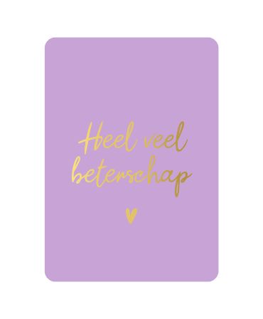 KP® Wenskaarten A6 - Heel veel beterschap