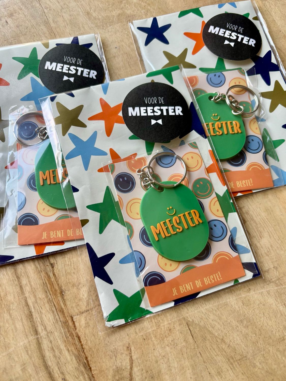 Kp Sleutelhanger ovaal - Meester