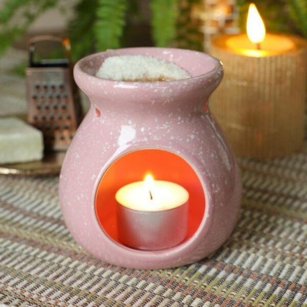 Brander Vesuvius, roze/pink (Ø10xh10cm) Brander Vesuvius, roze/pink (Ø10xh10cm)