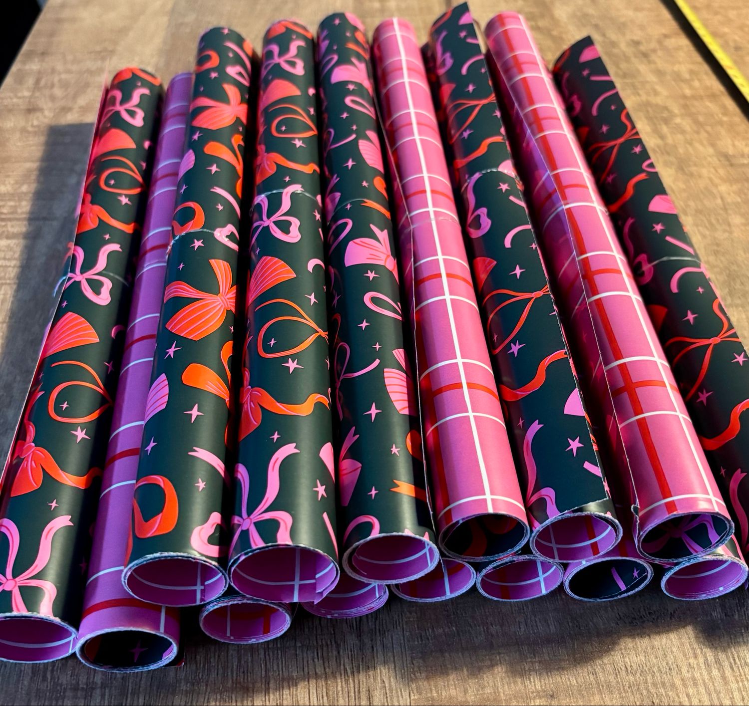 KP® Cadeaupapier Bows 30cm x 1 mtr