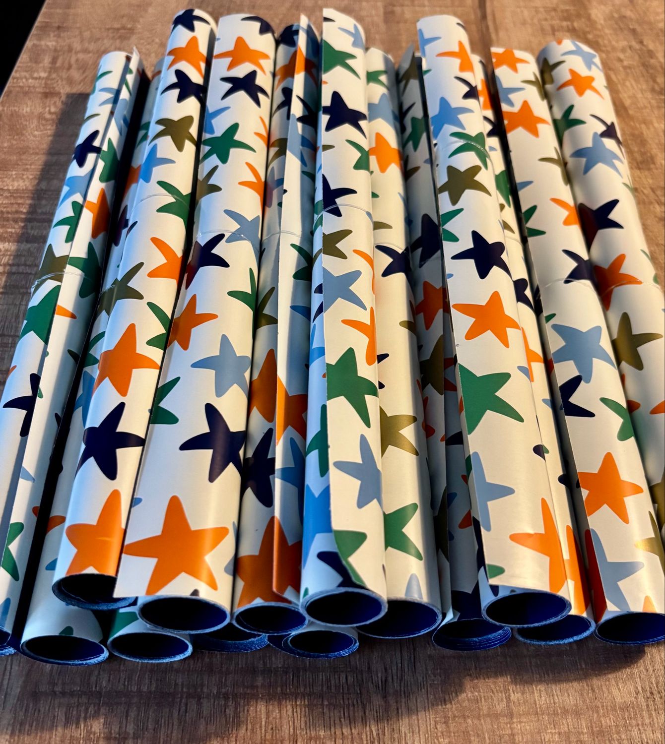 Coated papier Stars Blue AZ Blue 30 cm x 1 mtr Coated papier Stars Blue AZ Blue 30 cm x 1 mtr