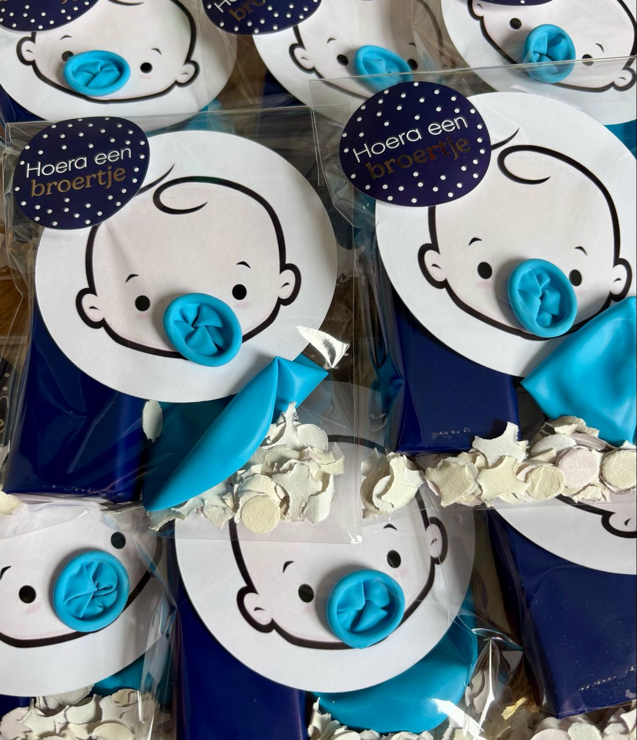 Geboorte Traktatie Baby Jongen Ballon Geboorte Traktatie Baby Jongen Ballon
