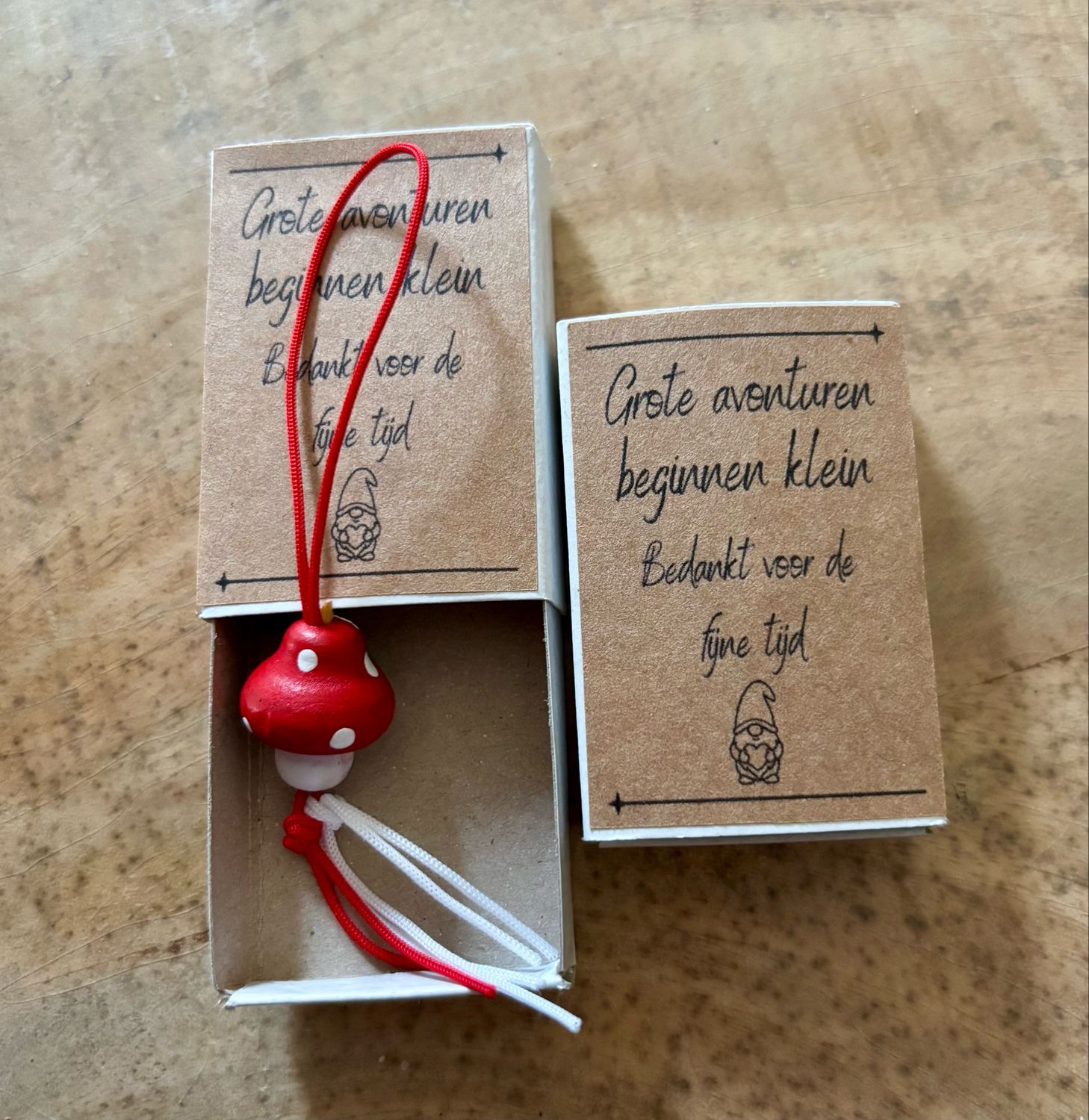 Wensdoosje - Grote Avonturen Beginnen Klein Bedankt Voor De Fijne Tijd
