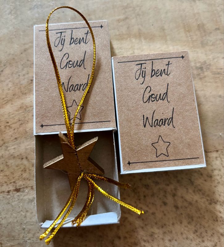 Wensdoosje - Jij Bent Goud Waard Wensdoosje - Jij Bent Goud Waard