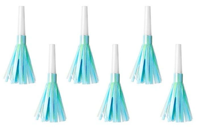 Feesttoeters Blauw per stuk