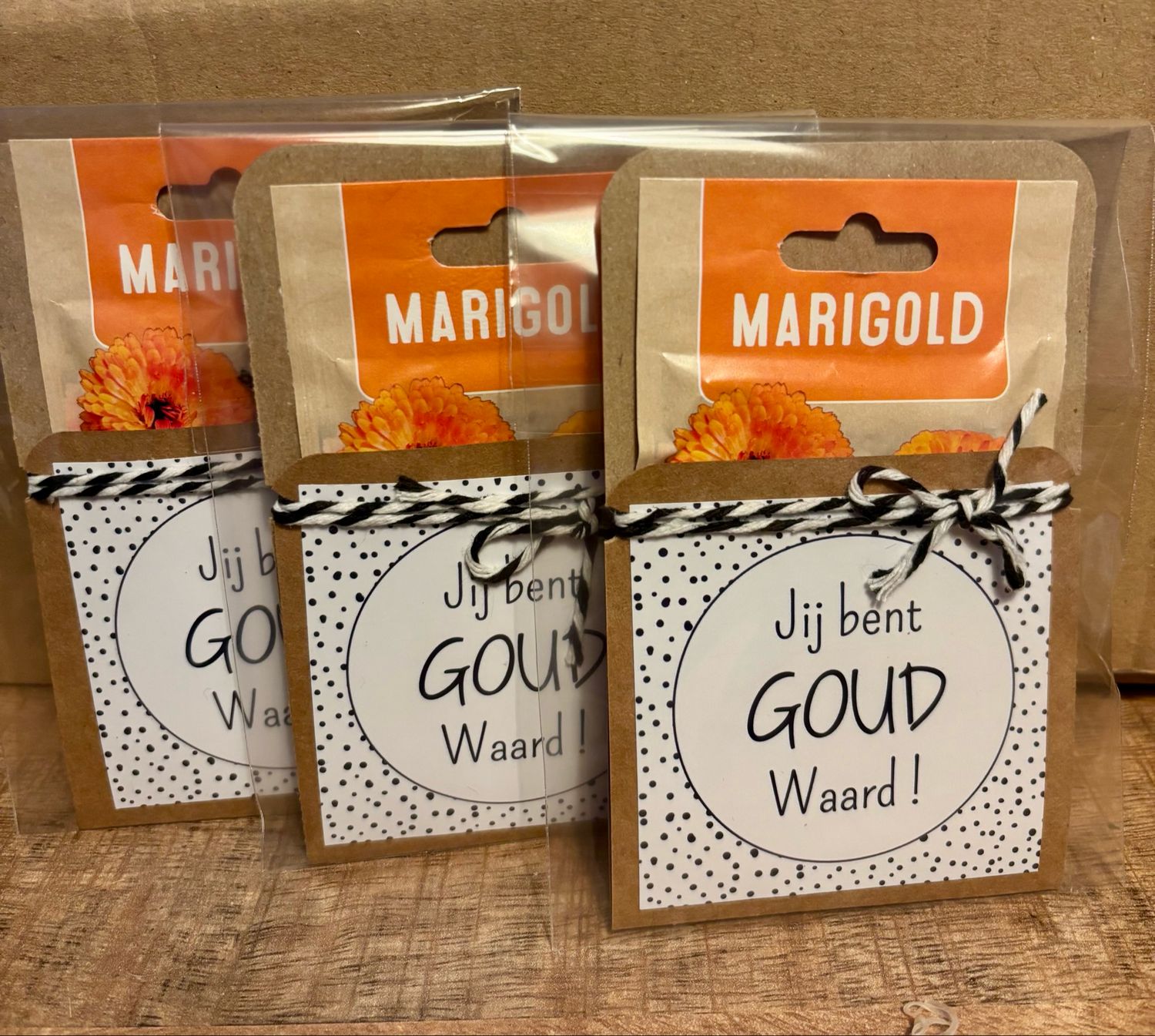 Bloemenzaadjes Geschenk Jij Bent Goud Waard!