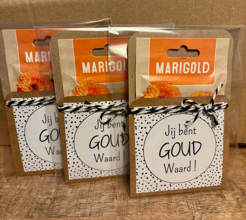Bloemenzaadjes Geschenk Jij Bent Goud Waard!