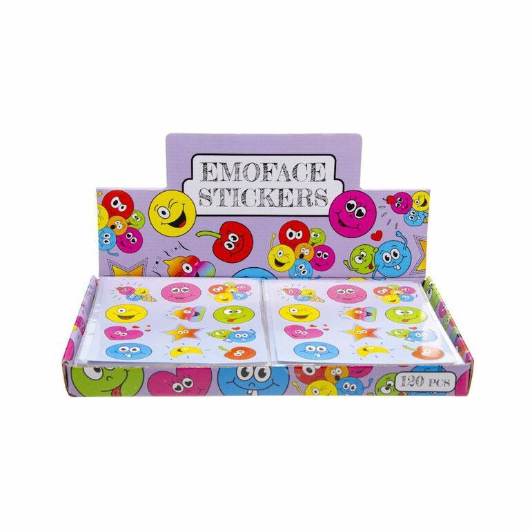 FUN STICKERS – SMILEY'S 10 stks