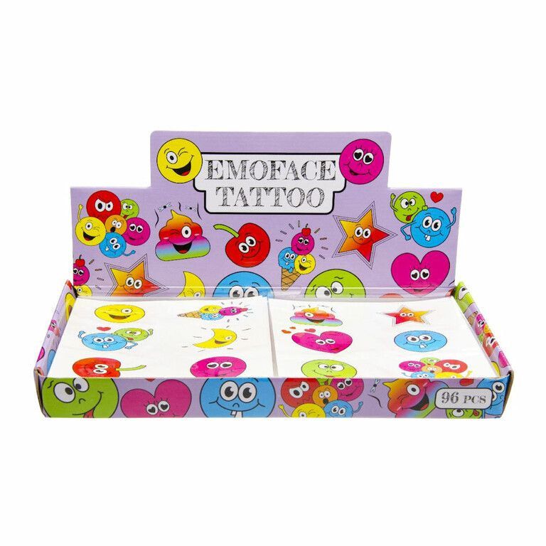 FUN TATTOO’S – MODEL: Smiley 10 stks