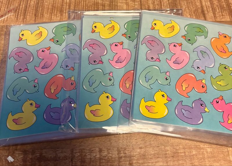 FUN STICKERS – BADEENDJES 10 stks