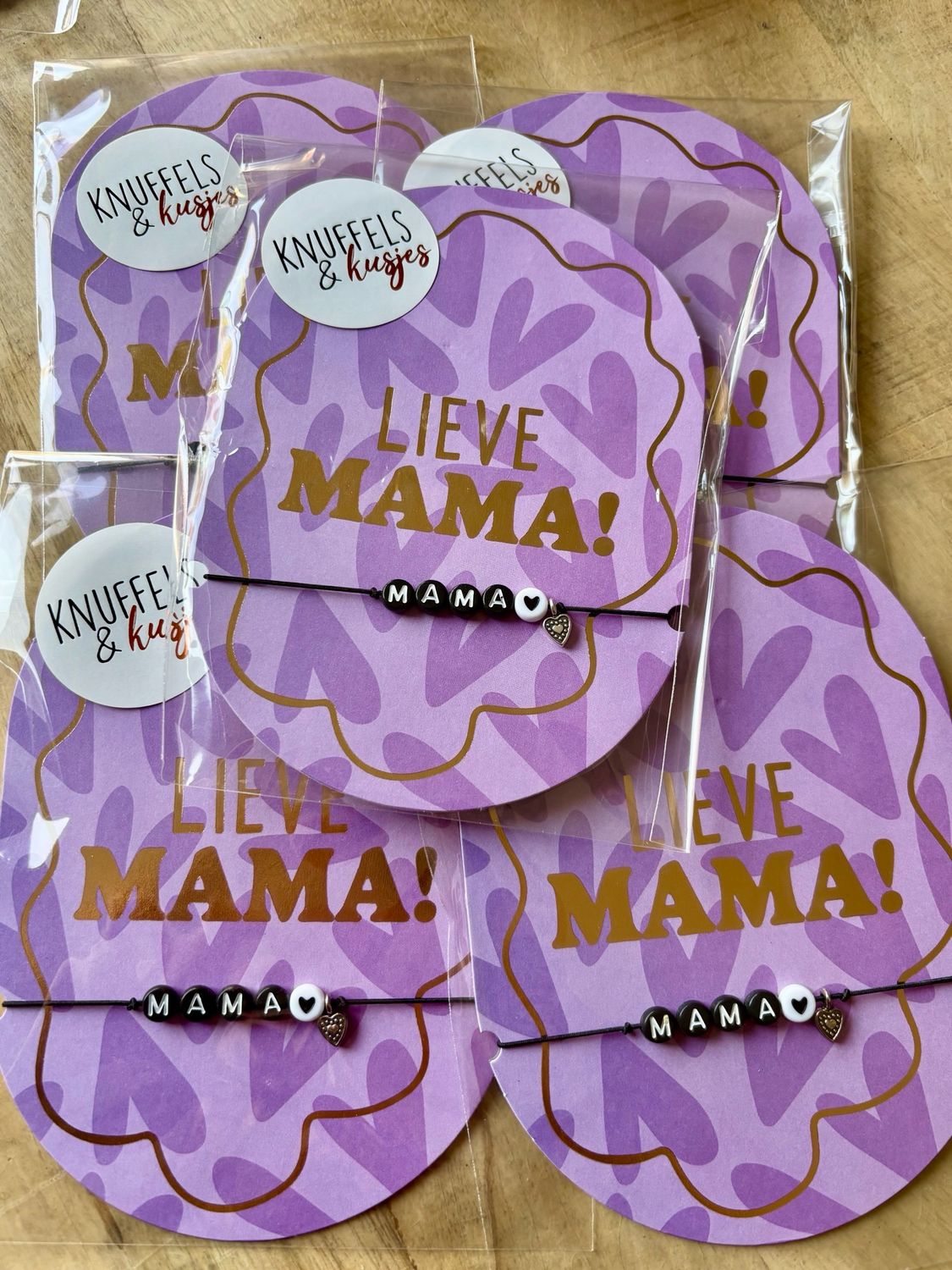 Lieve Mama Kaartje & Armbandje