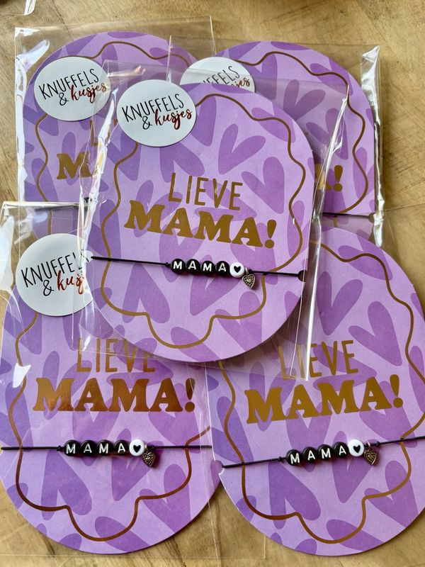 Lieve Mama Kaartje & Armbandje Lieve Mama Kaartje & Armbandje