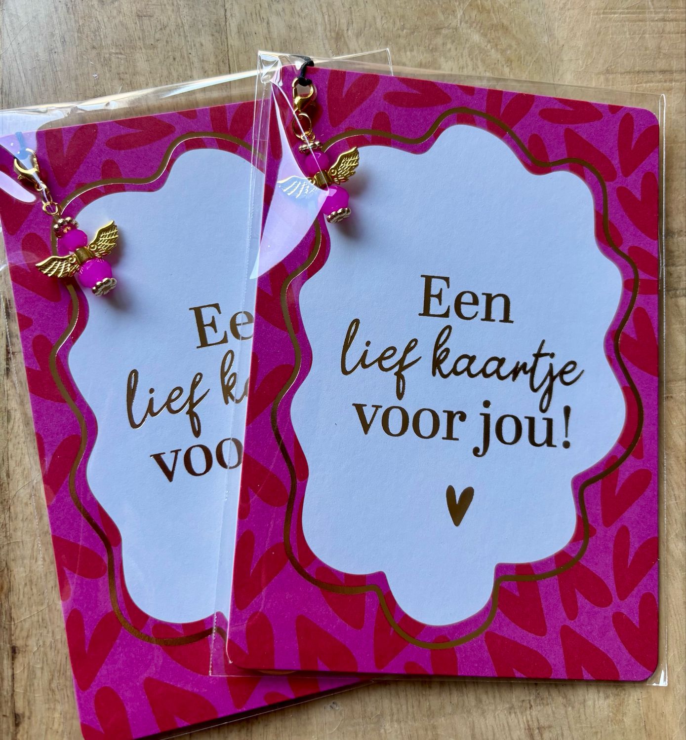 KP® Wenskaarten A6 - Een Lief Kaartje Voor Jou & Geluksengeltje