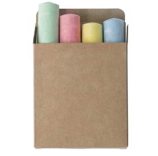 Stoepkrijt 4 stks In Blanco Doosje