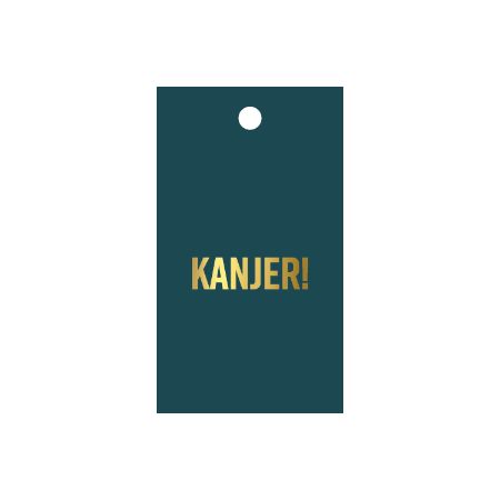 KP® Cadeaulabel - Kanjer - 40x70mm