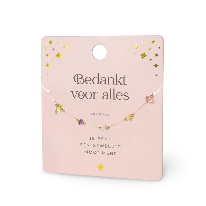 Miko Edelsteen - Armband - Bedankt