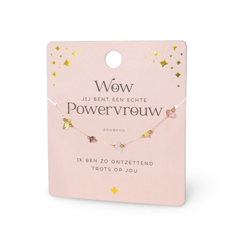 Miko Edelsteen - Armband - Powervrouw