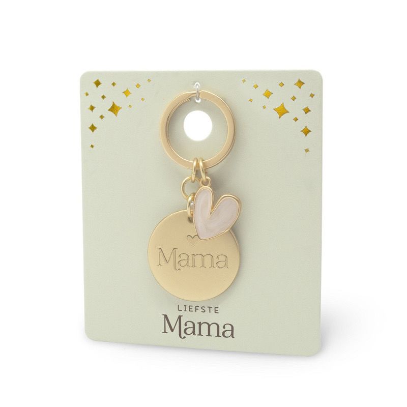 Miko Sleutelhanger Goud Epoxy - Mama
