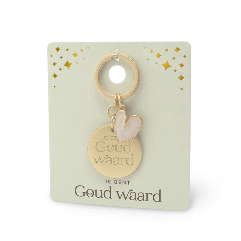 Miko Sleutelhanger Goud Epoxy - Goud waard
