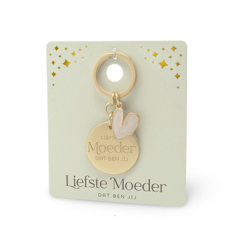 Miko Sleutelhanger Goud Epoxy - Moeder
