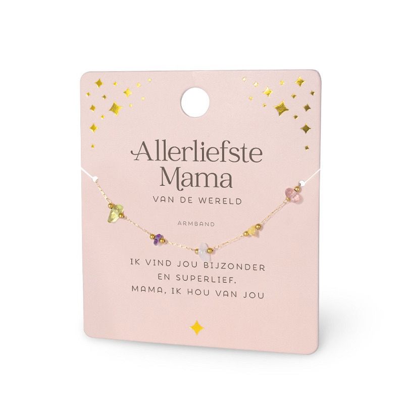 Miko Edelsteen - Armband - Mama