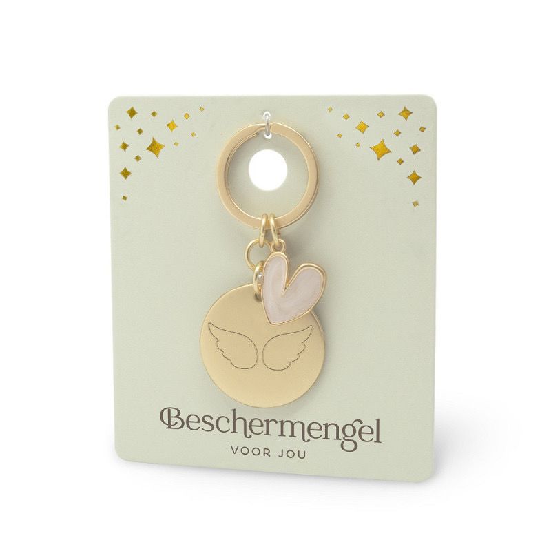 Miko Sleutelhanger Goud Epoxy - Beschermengel