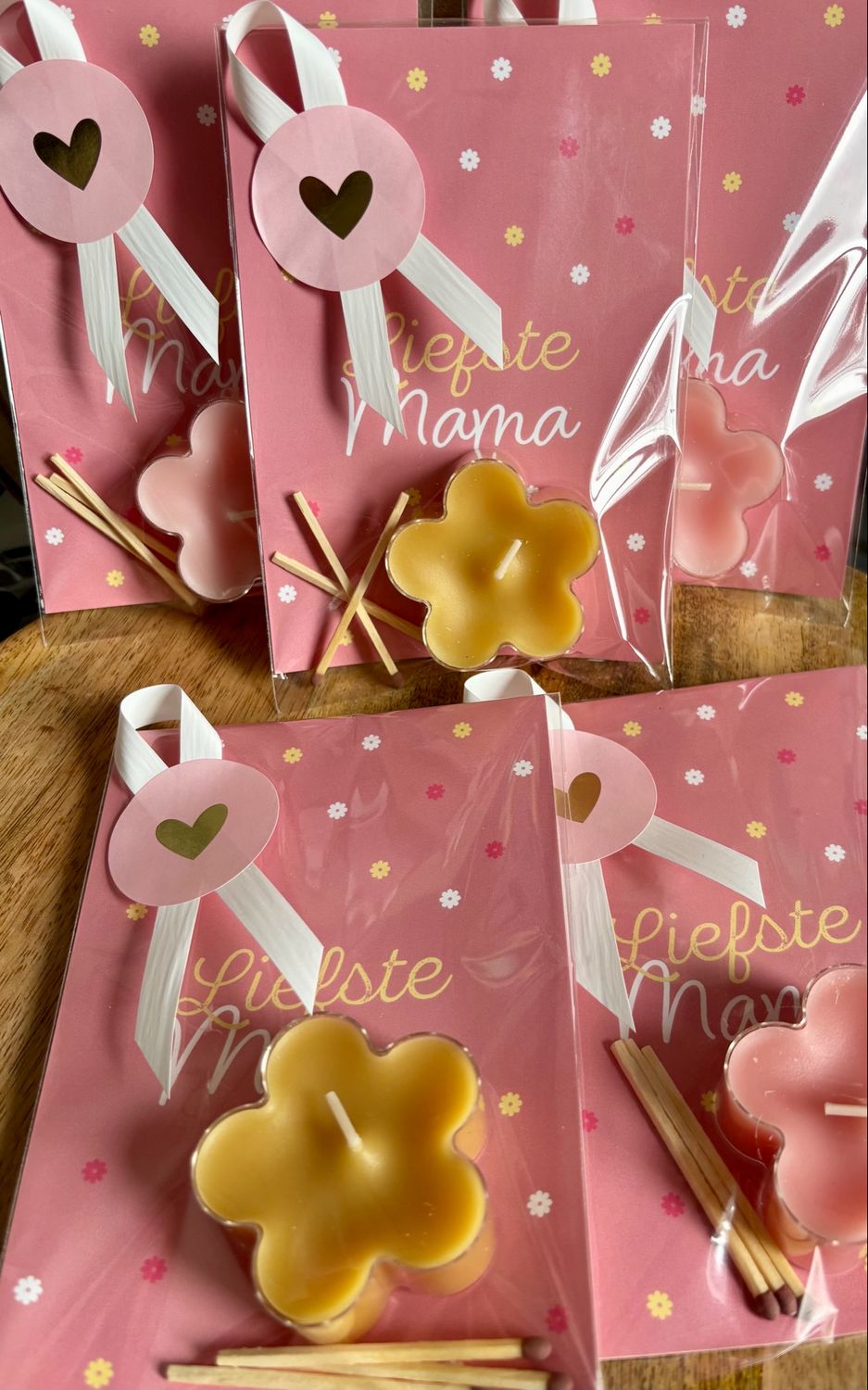 Liefste Mama Waxine Bloemetje