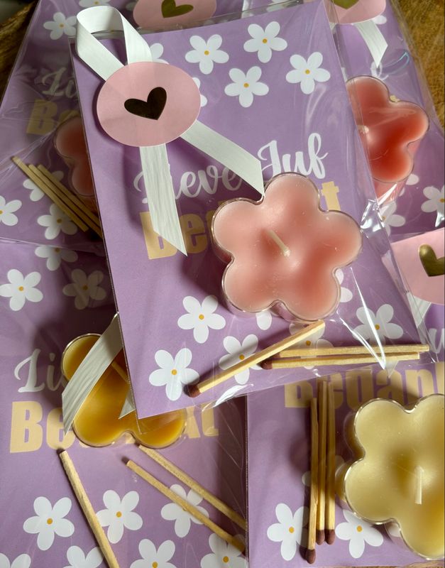 Lieve Juf Bedankt Waxine Bloemetje Lieve Juf Bedankt Waxine Bloemetje