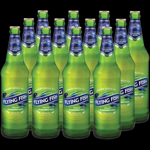 Flying Fish Chilled Green Apple Flavoured Beer Bottles 12 x 660ml
