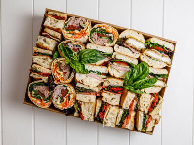 Chicken Schnitzel Sandwich Platter