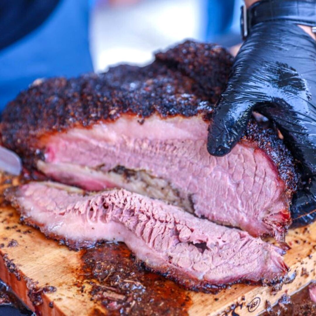 Beef Brisket Slow Cooked and Sliced