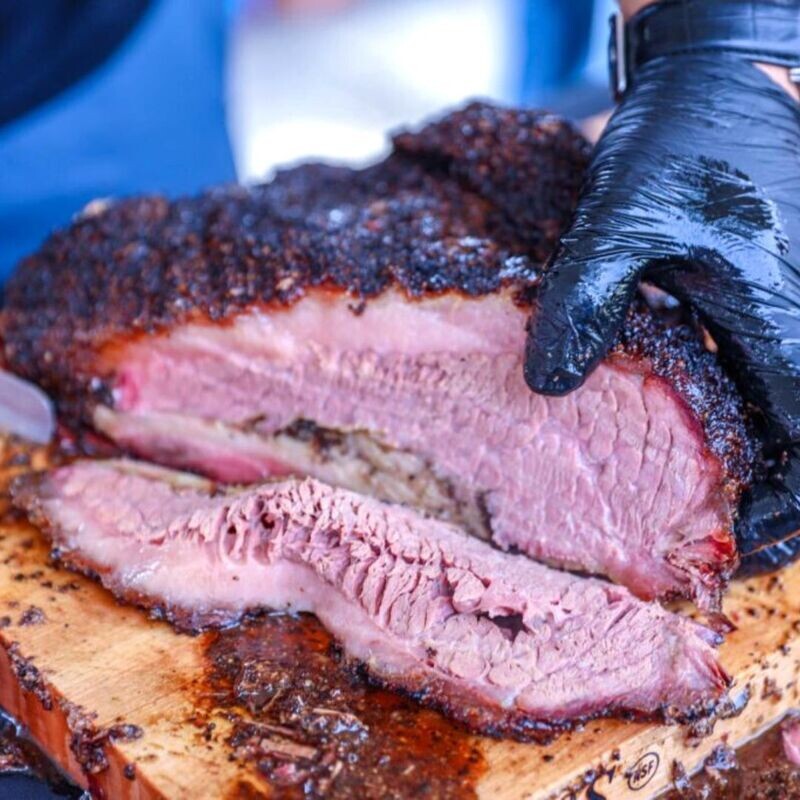Beef Brisket Slow Cooked and Sliced