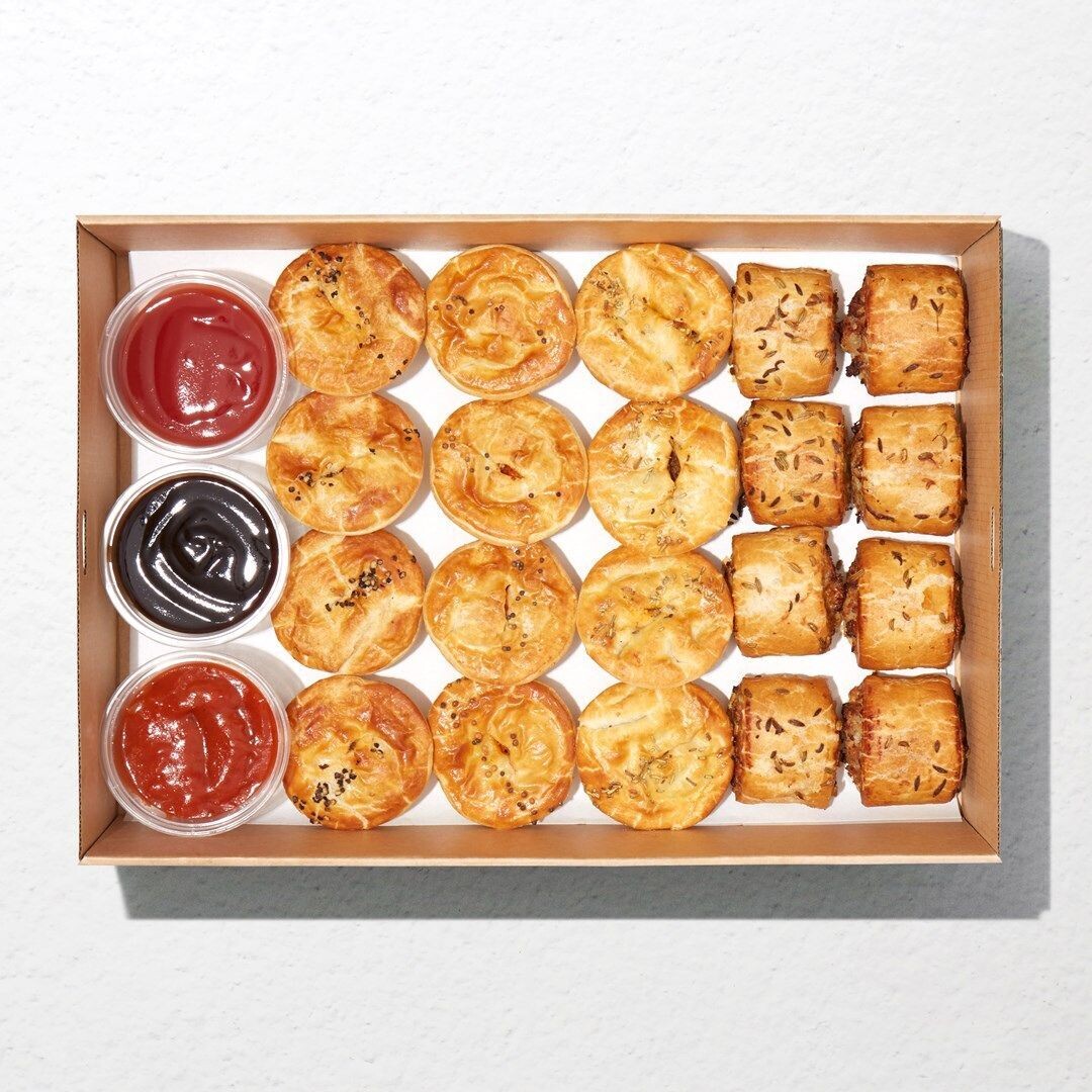 Pie & Sausage Roll Cocktail Box