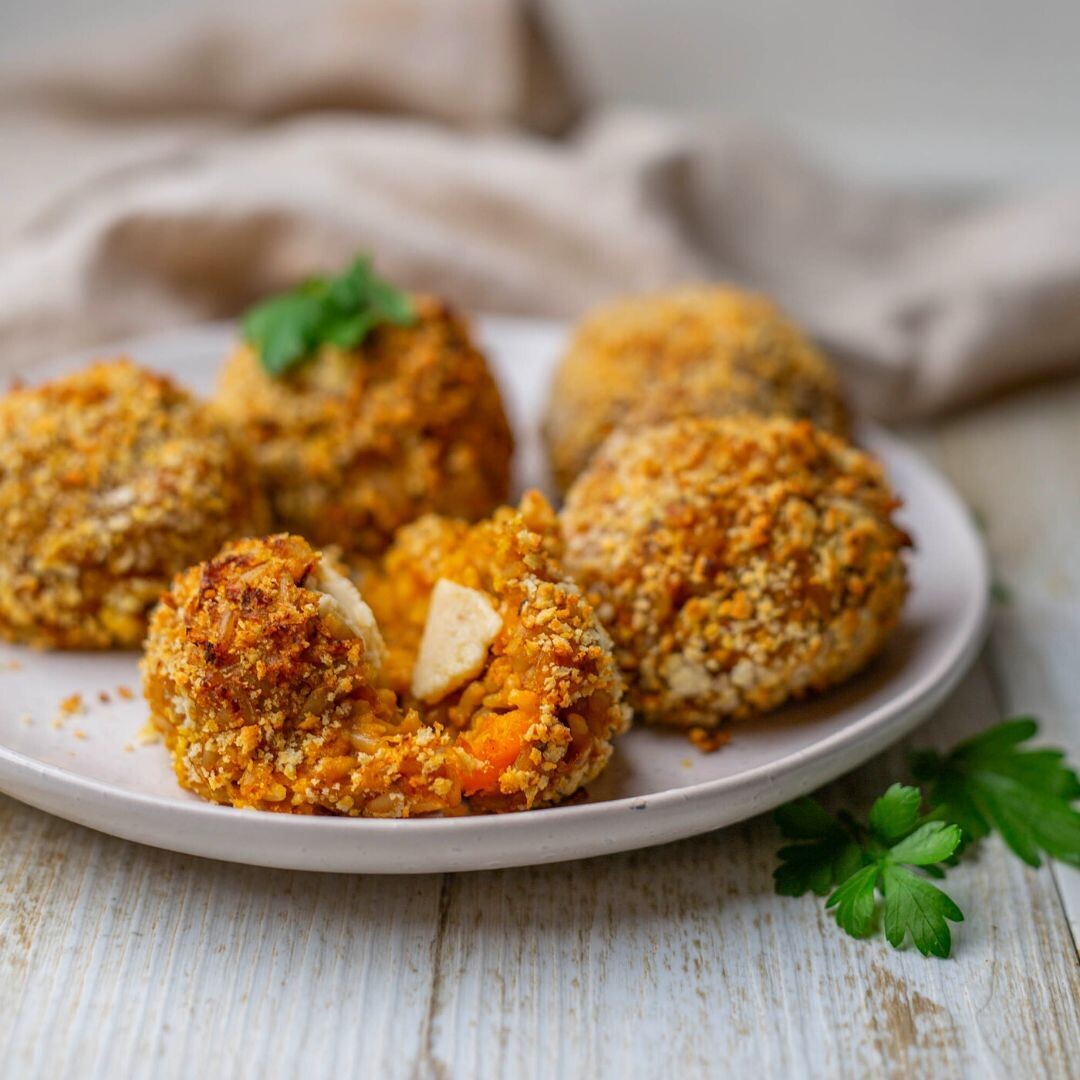 Pumpkin Arancini Vegan