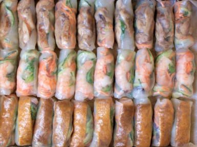 Vietnamese Rice Paper Platters