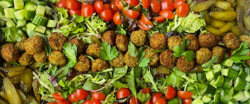 Falafel Salad Platter