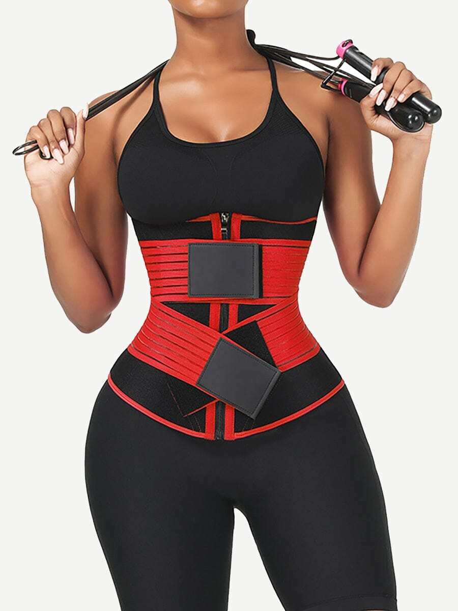 Double Elastic Long Waist Fat burning Trainer