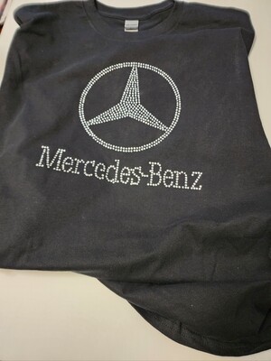 Rhinestone &quot;Mercedes-Benz&quot; T-Shirt